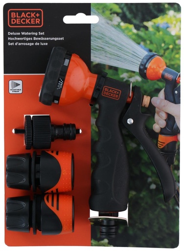 [871125223542] BLACK+DECKER Watering Set Deluxe 7 Pattern