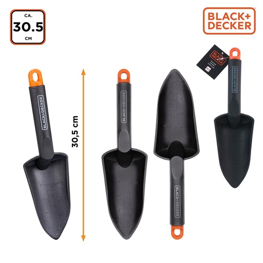 [871125223535] BLACK+DECKER Garden Hand Trowel 30.5cm