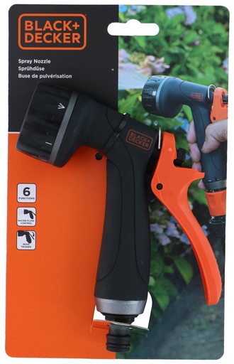 [871125223539] BLACK+DECKER 6 Pattern Spray Nozzle