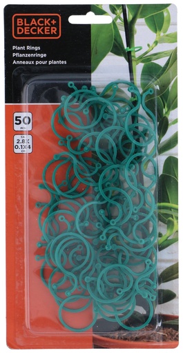 [871125223690] BLACK+DECKER Plant Rings 2.8x0.1x4cm