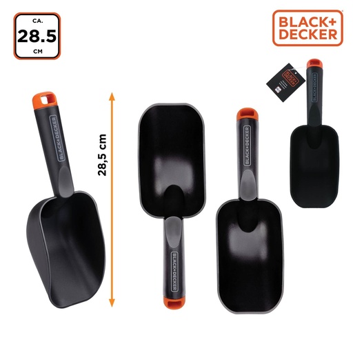 [871125223534] BLACK+DECKER Garden Scoop 28.5cm