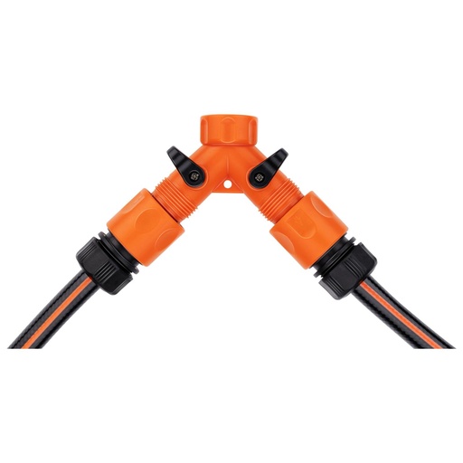 [871125223607] BLACK+DECKER Dual Hose Coupling for Garden Hose