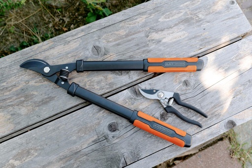 [871125223454] BLACK+DECKER Bypass Lopper and Pruner Set
