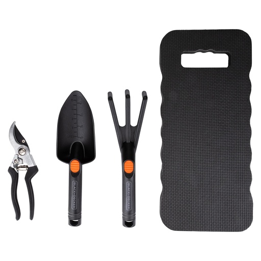 [871125223426] BLACK+DECKER Garden Tool Set Ergonomic Handle
