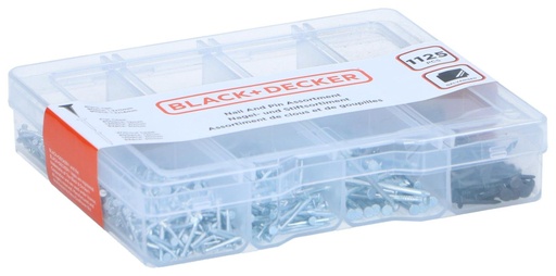 [871125223925] BLACK+DECKER Nails 1125pcs