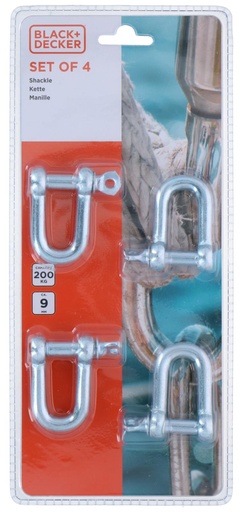 [871125223954] BLACK+DECKER Hook Carabiner 200kg 9mm