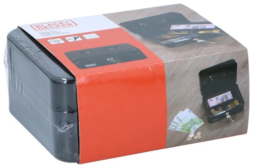 [871125224005] BLACK+DECKER Money Box 3 Tray Division 20x8.5x16cm