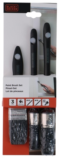 [871125224343] BLACK+DECKER Paint Brush Set Renovation