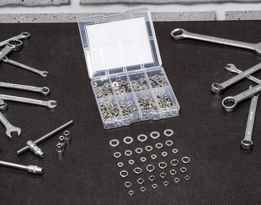 [871125223926] BLACK+DECKER Flat and Lock Washer 375pcs