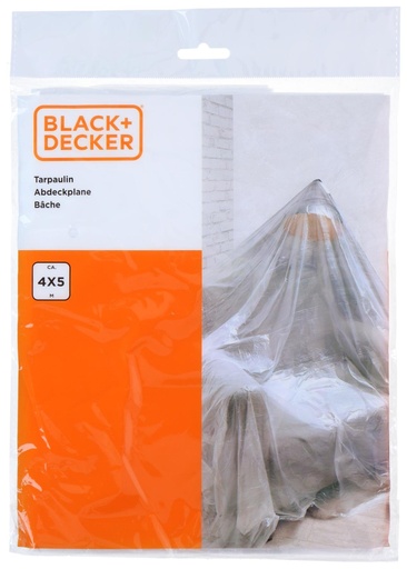 [871125223923] BLACK+DECKER Tarpaulin 4x5m