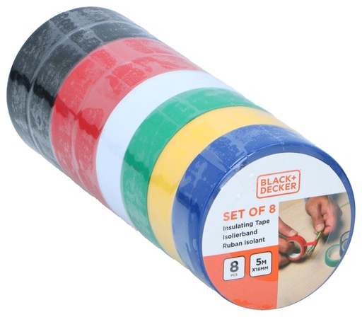 [871125223871] BLACK+DECKER Insulating Tape 18mm x 5m