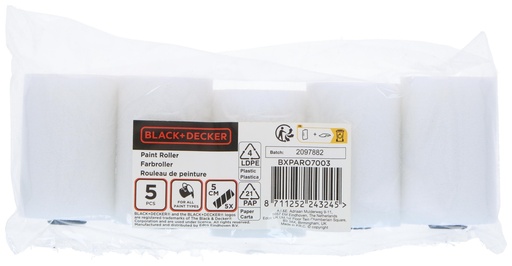 [871125224324] BLACK+DECKER Foam Roller 5cm