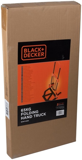 [871125218868] BLACK+DECKER Folding Hand Truck 65kg 40x41x102cm