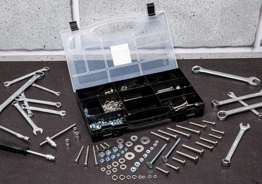 [871125223820] BLACK+DECKER Bolts and Nuts 450 pcs