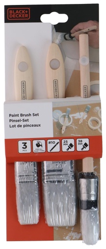 [871125224345] BLACK+DECKER Paint Brush Set Renovation