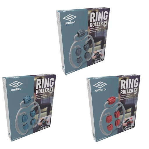 [871125224722] UMBRO Ring Roller With 5 Wheels Massager