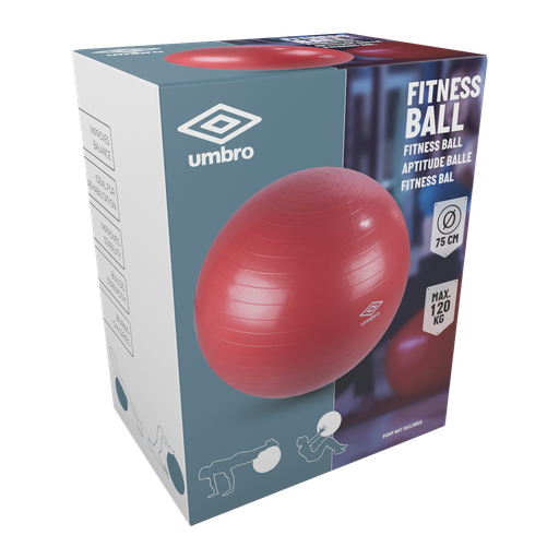[871125226937] UMBRO Fitness Ball 75cm Red