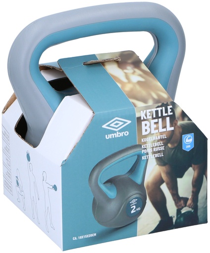 [871125225580] UMBRO Kettlebell 2kg Fitness Weight