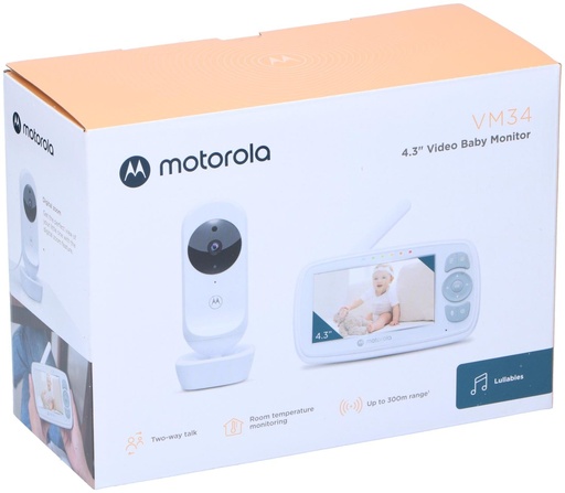 [505537471015] MOTOROLA Baby Monitor VM34 4.3 inch WHT