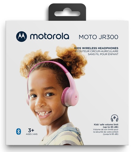 [505537470994] MOTOROLA Kids Headphone MOTO JR300 Pink