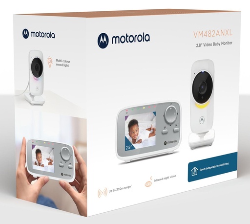 [505537471012] MOTOROLA Baby Monitor VM482ANXL 2.8 inch Video Display