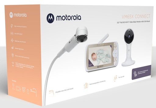 [505537471087] MOTOROLA Baby Monitor VM65X Connect with Camera