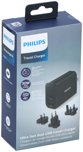 [489522911991] PHILIPS Travel Charger 30W
