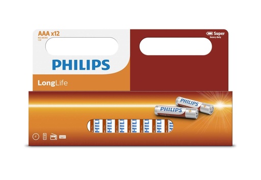 [695903384115] PHILIPS Philips AAA R03 Longlife Battery