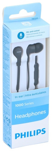 [489522911036] PHILIPS In-ear earphones with microphone black