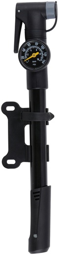[871125243428] DUNLOP Bicycle Mini Pump With Gauge 120 PSI