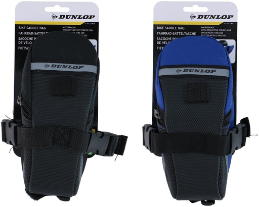 [871125202726] DUNLOP Bike Saddle Bag 21x9x7cm