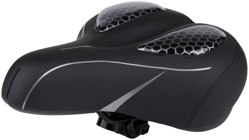 [871125243464] DUNLOP Bicycle Gel Saddle 21x27x11cm