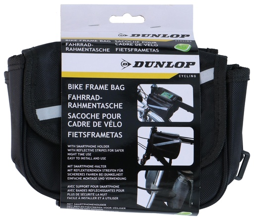[871125202739] DUNLOP Bicycle Front Frame Bag 19x13x6cm