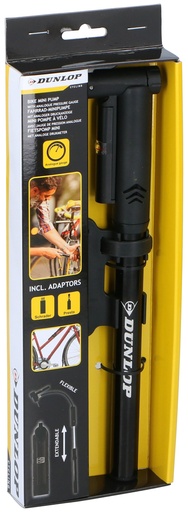 [871125217050] DUNLOP Bicycle Mini Pump With Gauge