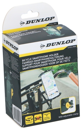[871125225526] DUNLOP Bicycle Smartphone Holder 12.5x10x13.3cm