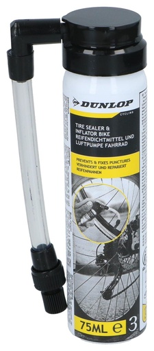 [871125230377] DUNLOP Bike Tire Sealer and Inflator 75ml