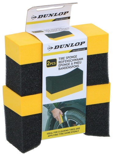 [871125243500] DUNLOP Tire Sponge 10x4x6cm