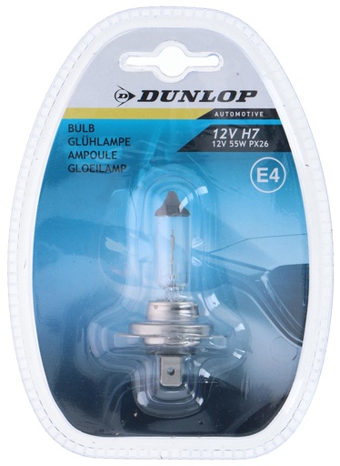 [871125206124] DUNLOP Car Bulb H7 12V 55W E4
