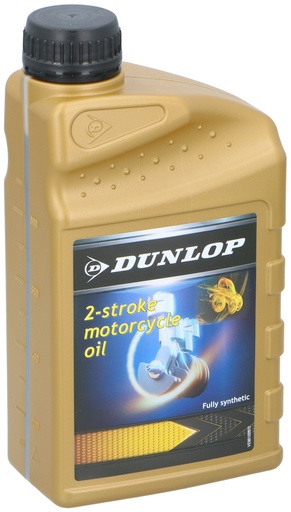 [871125204981] DUNLOP 2-Stroke Motorcycle Oil Fully Synthetic 1L