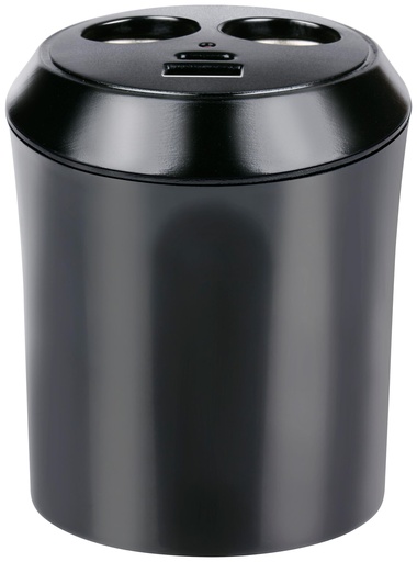 [871125243014] DUNLOP Cup Socket 2-Way 12/24V with USB A+C