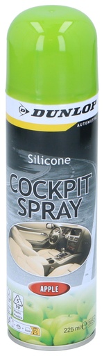 [871125225506] DUNLOP Cockpit Spray 225ml Apple