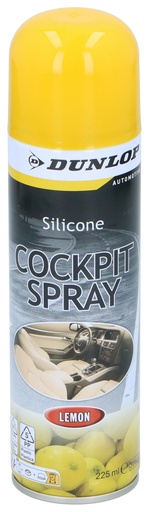 [871125225503] DUNLOP Cockpit Spray 225ml Lemon