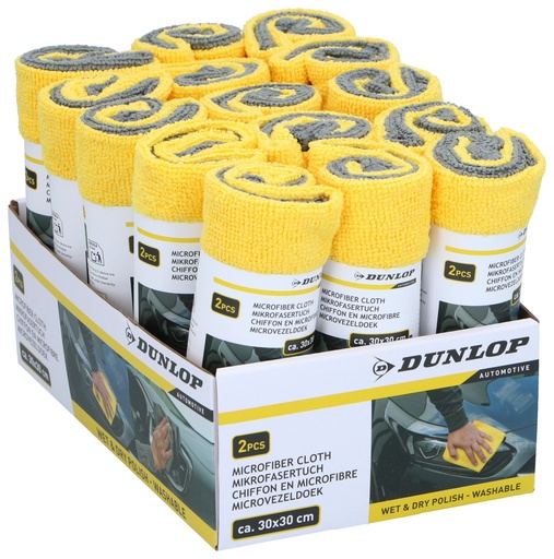 [871125243446] DUNLOP Microfiber Cloth 30x30cm 200gsm
