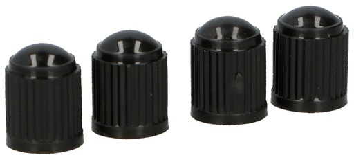 [871125235104] DUNLOP Black Valve Caps 13x9.7mm Car