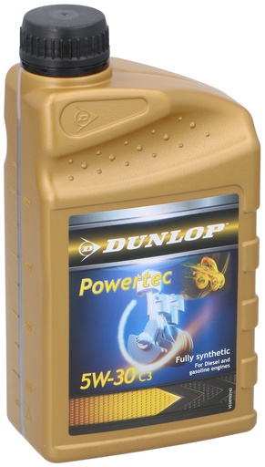 [871125201302] DUNLOP Oil Fully Synthetic 5W-30 C3 1L