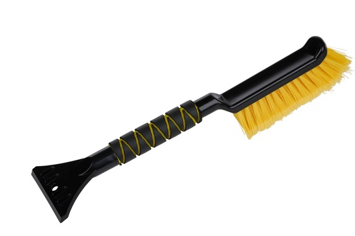 [871125227213] DUNLOP Ice Scraper with Brush Yellow