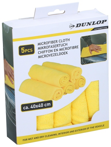 [871125243419] DUNLOP Microfiber Cloth 40x40cm 200Gsm