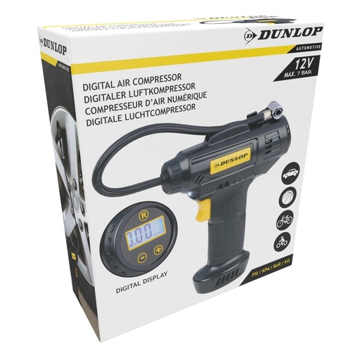 [871125234209] DUNLOP Air Compressor 12V 60W