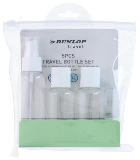 [871125257298] DUNLOP Travel Bottles Transparent