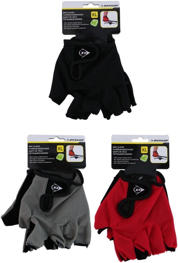[871125207690] DUNLOP Bicycle Glove XL Grey Black Red
